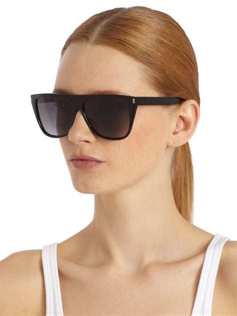 BLACK FRAME 45 SUNGLASSES IN ACETATE .